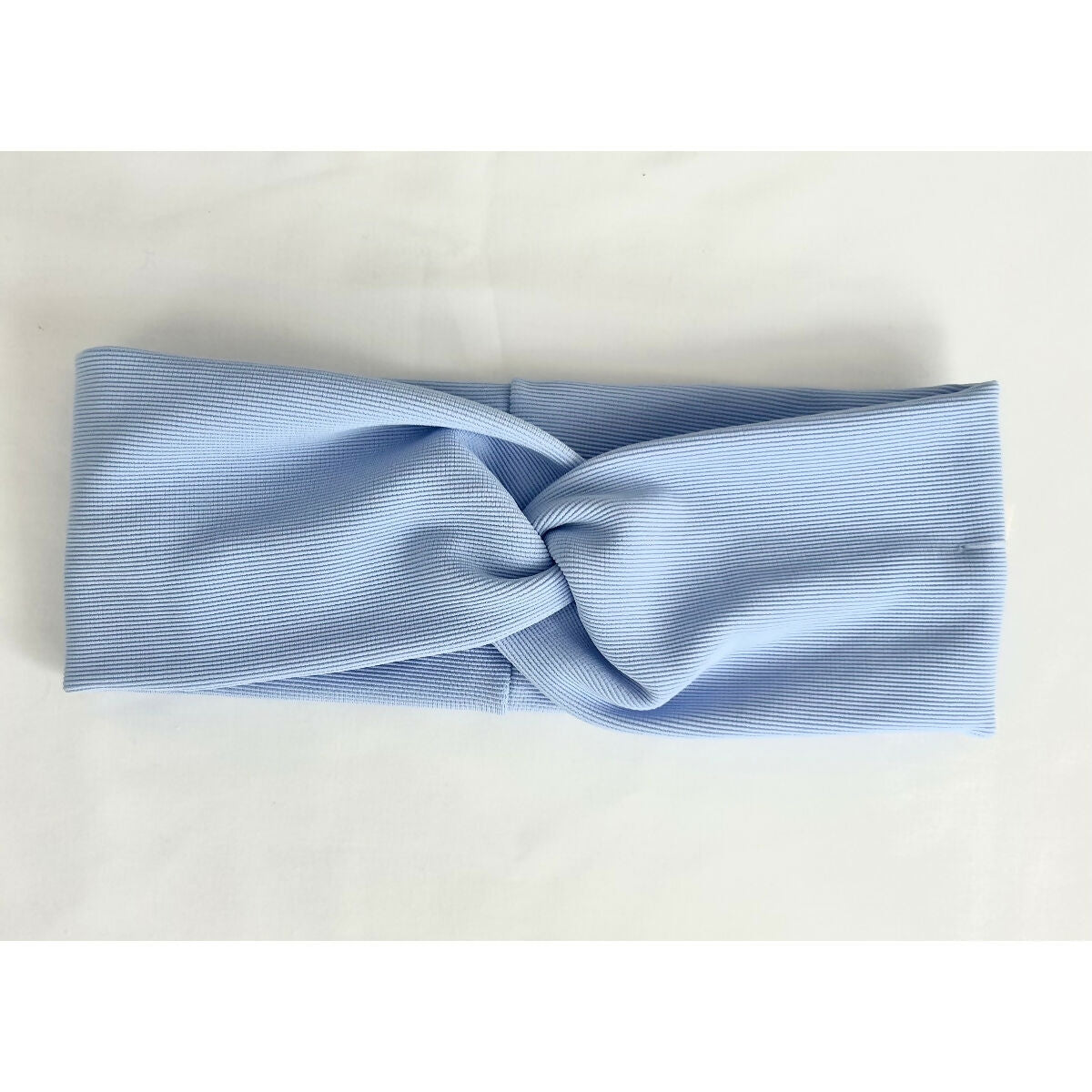 Cornflower Blue Ribbed Jersey Headband