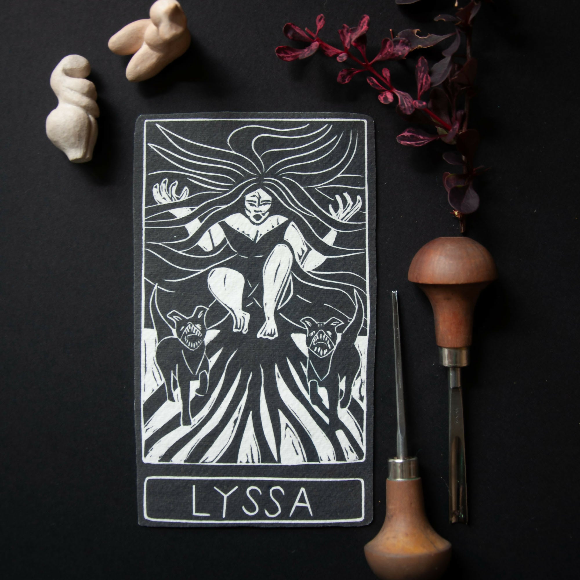 LYSSA GODDESS ALTAR CARDS