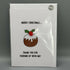Pom Pom Christmas Card- Pudding