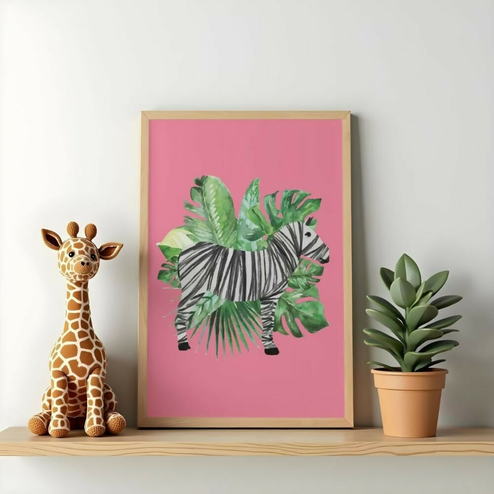 Zebra Jungle Print