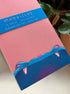 Screaming Cat Long Notepad