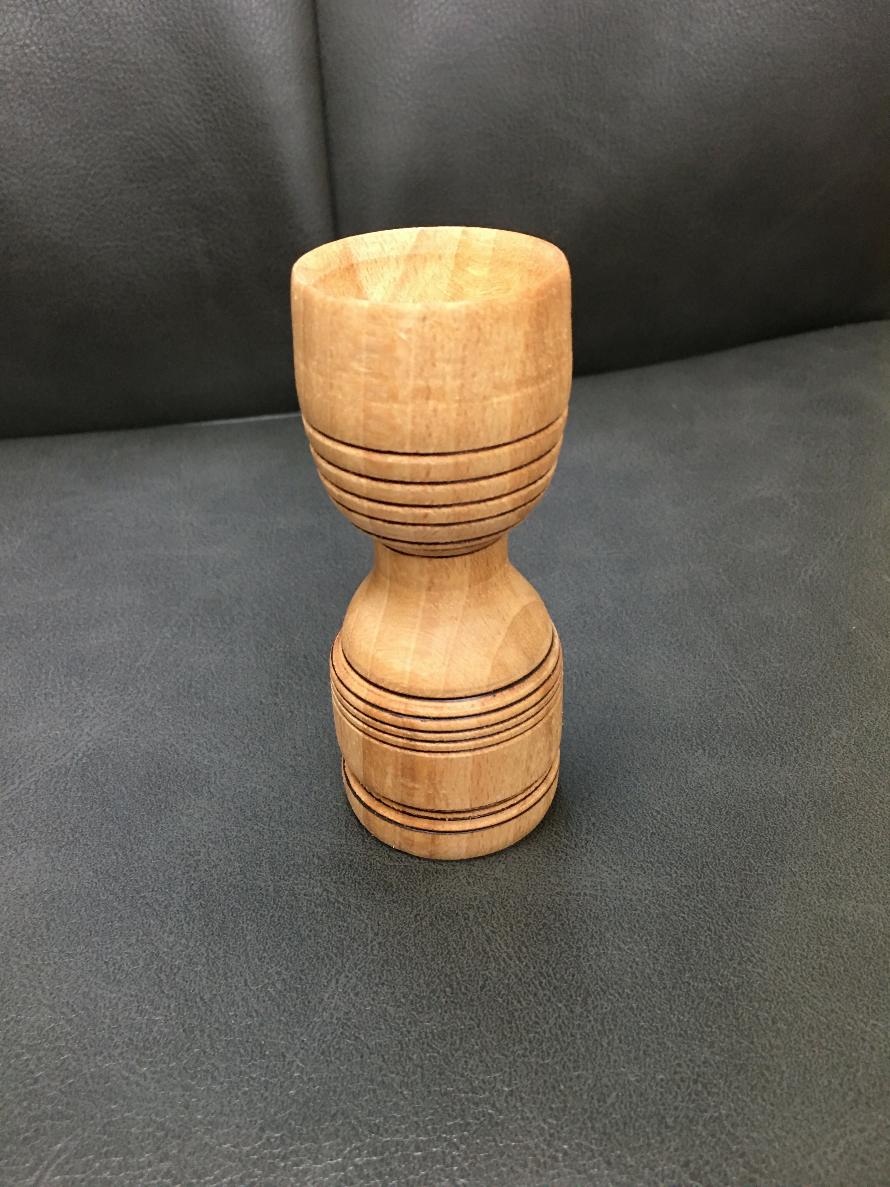 Rustic Beech Egg Cup