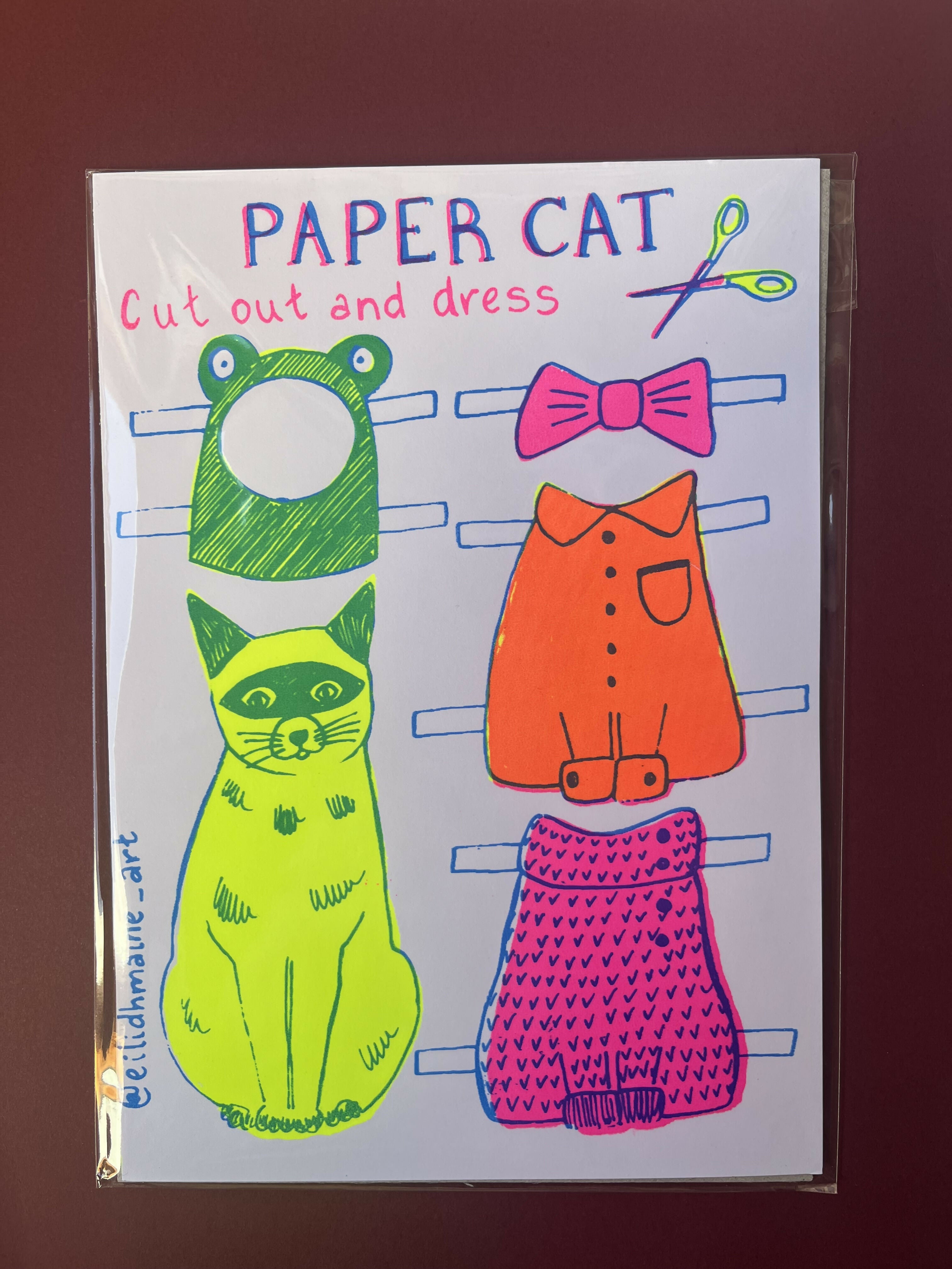 Cut Out & Dress Pet - Frog Cat