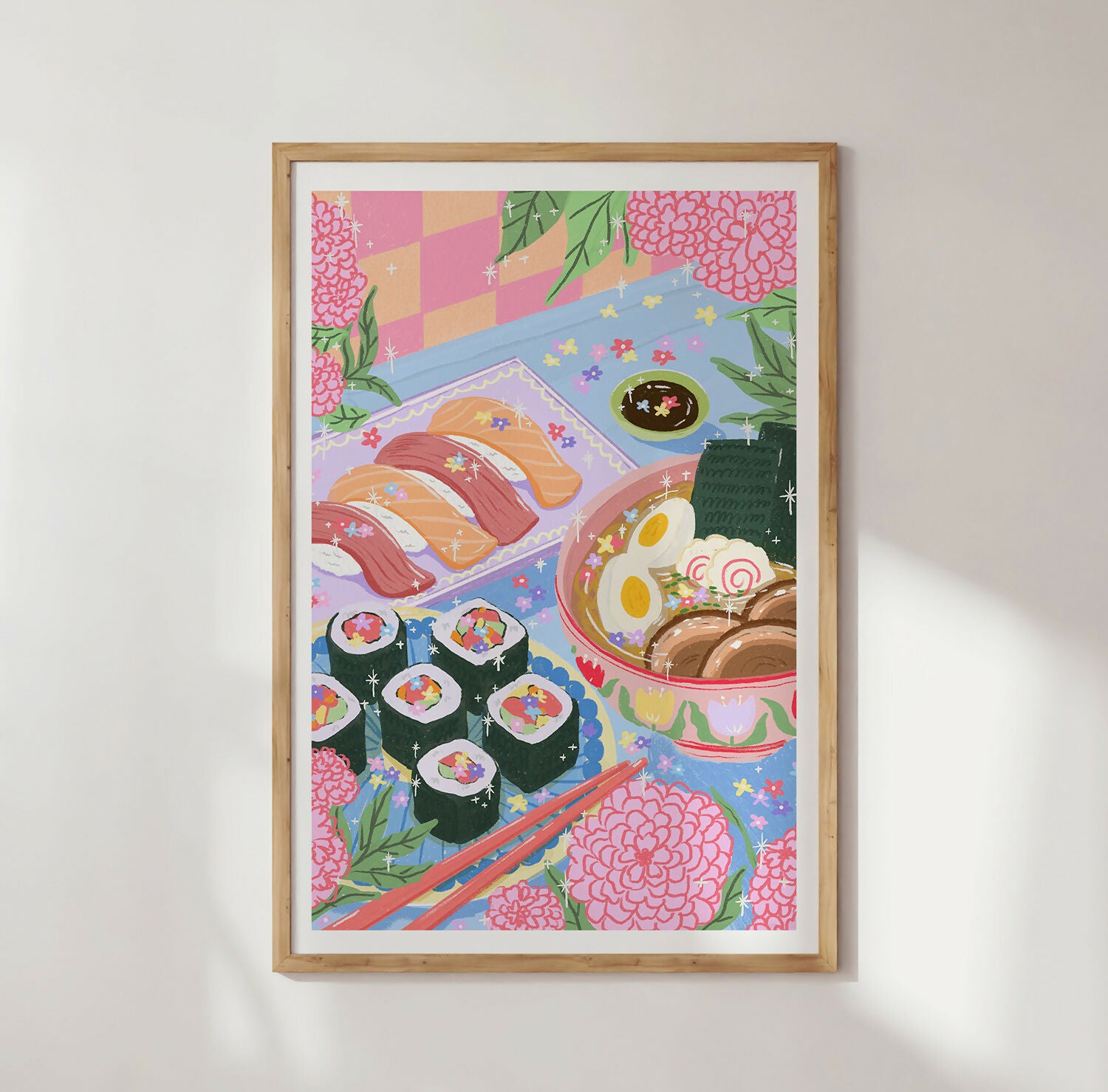 Sushi & Ramen Time Print