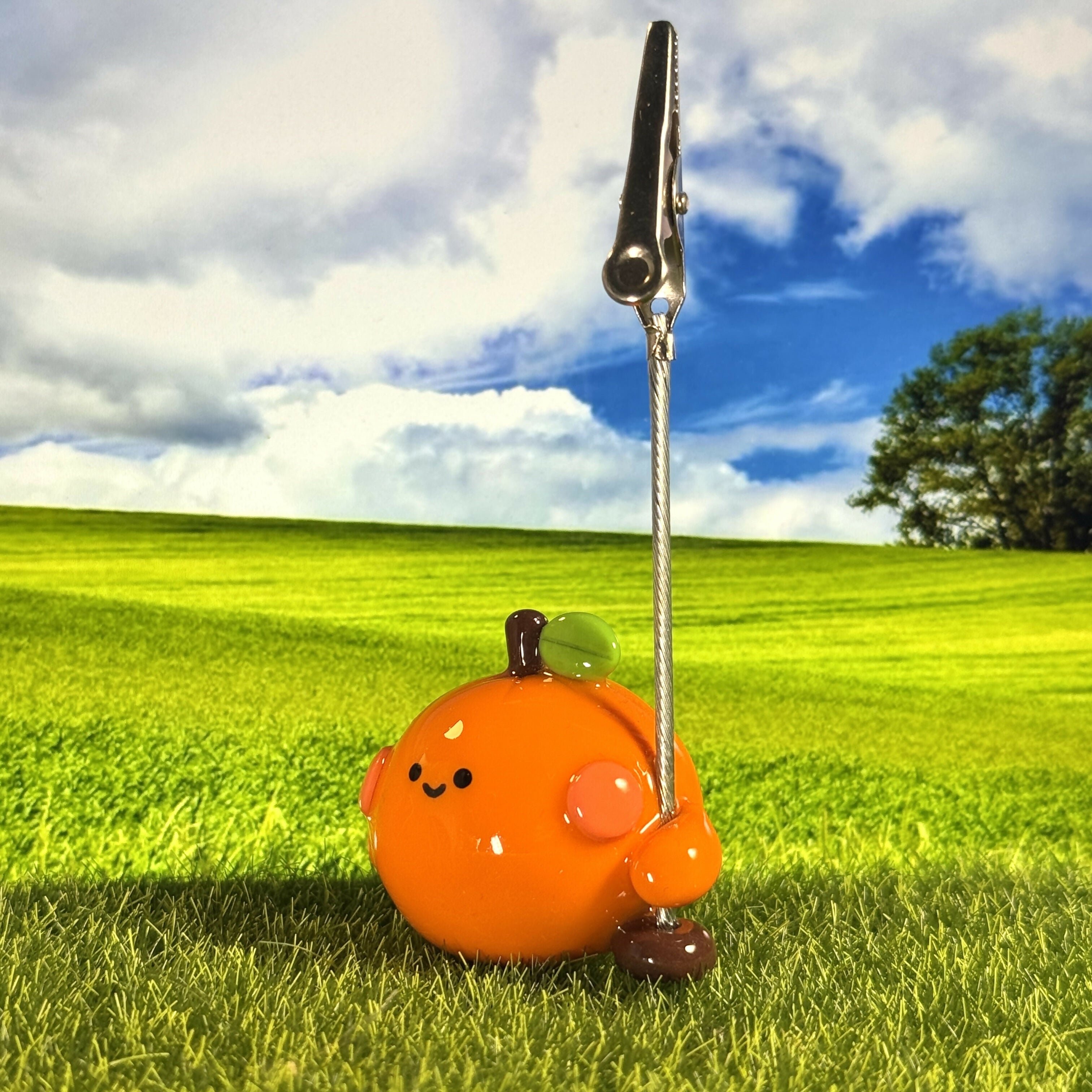 Happy Orange Friend Memo Holder