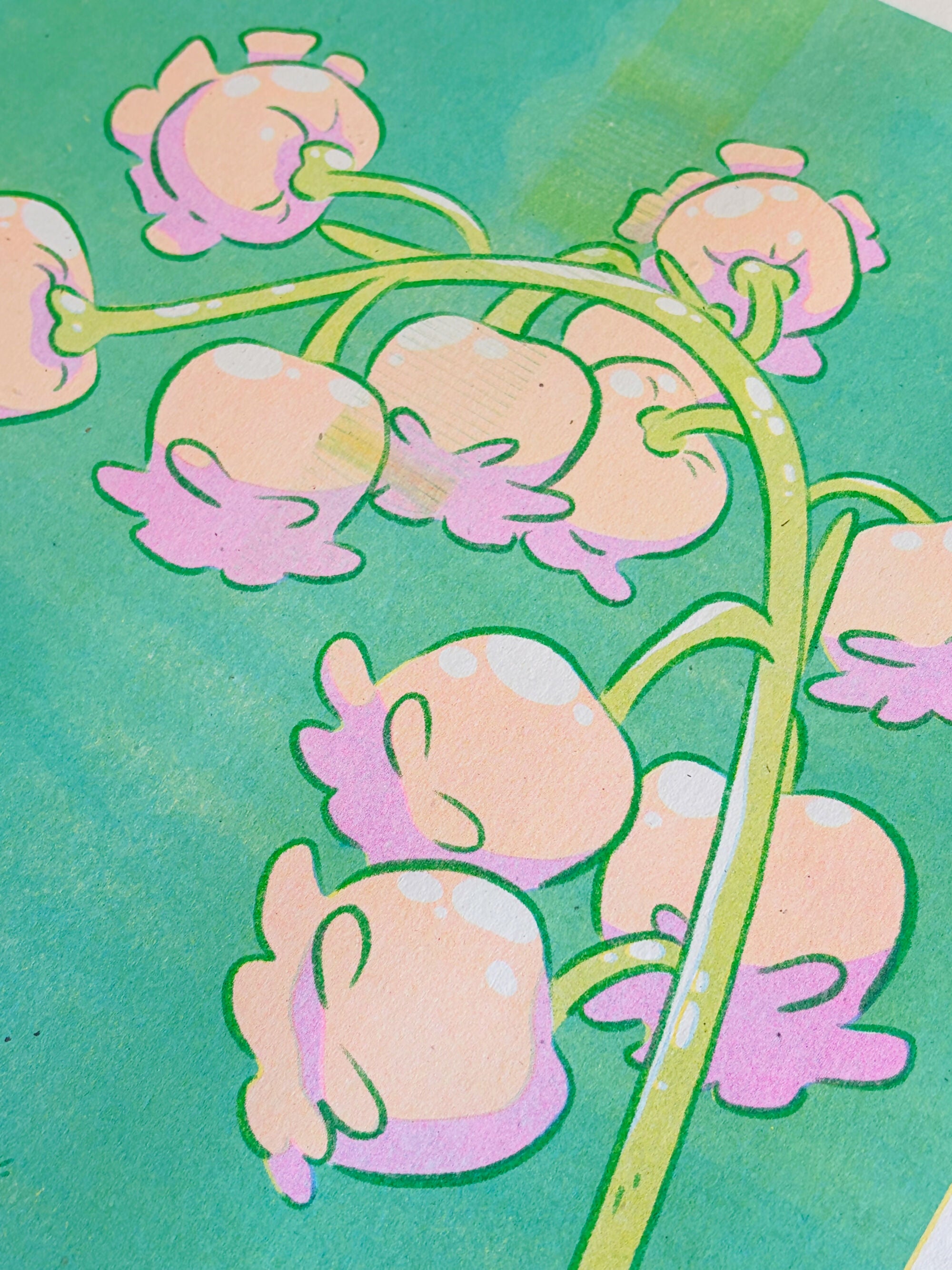 Bloom Riso Print