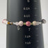HEALING CRYSTAL & STERLING SILVER STRETCH BRACELET WITH AROMATHERAPY BEADS TO HELP WITH GIVING & RECEIVING LOVE
