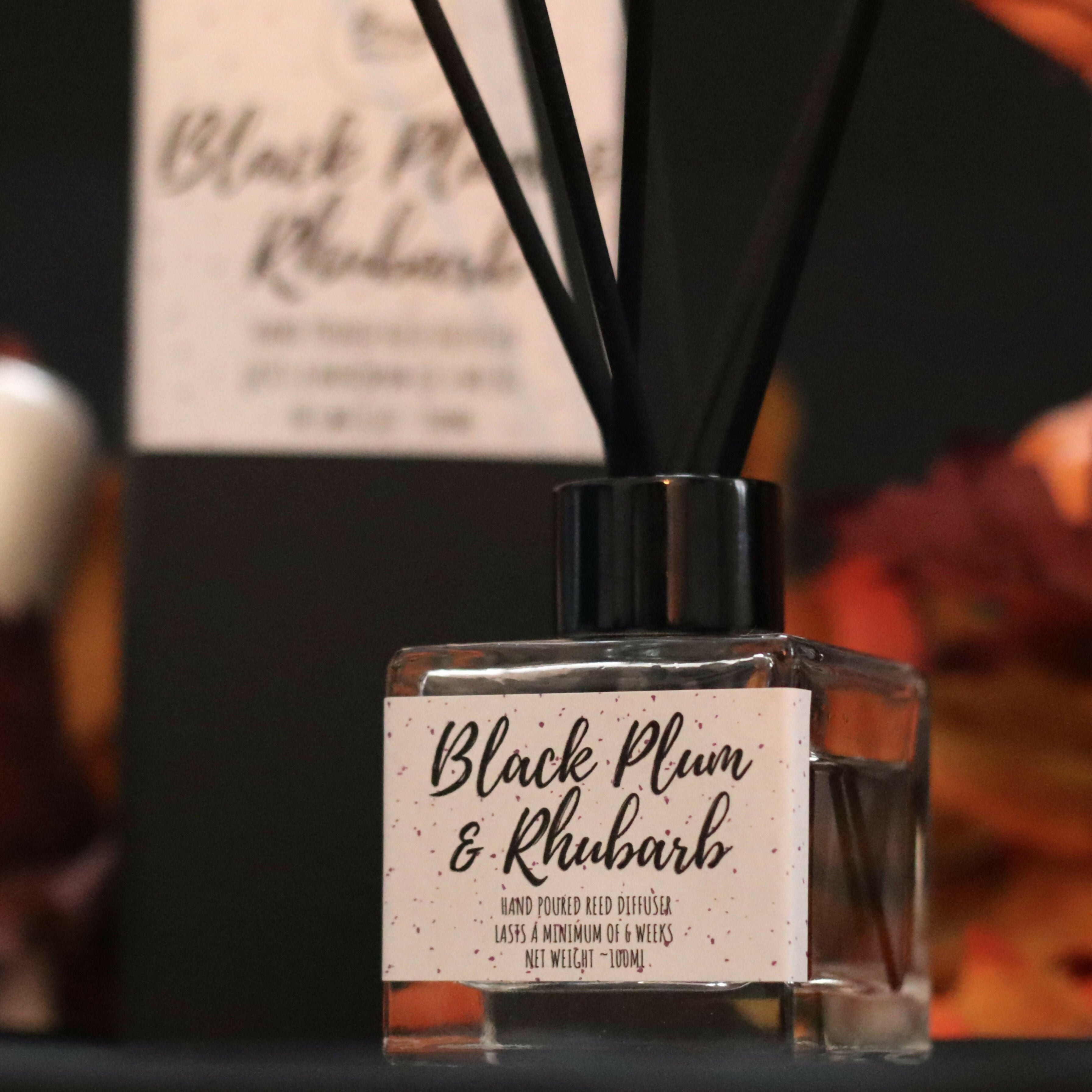 Hand Poured Diffuser - Black Plum & Rhubarb