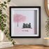 Family Blossom Tree Scene - Square Large