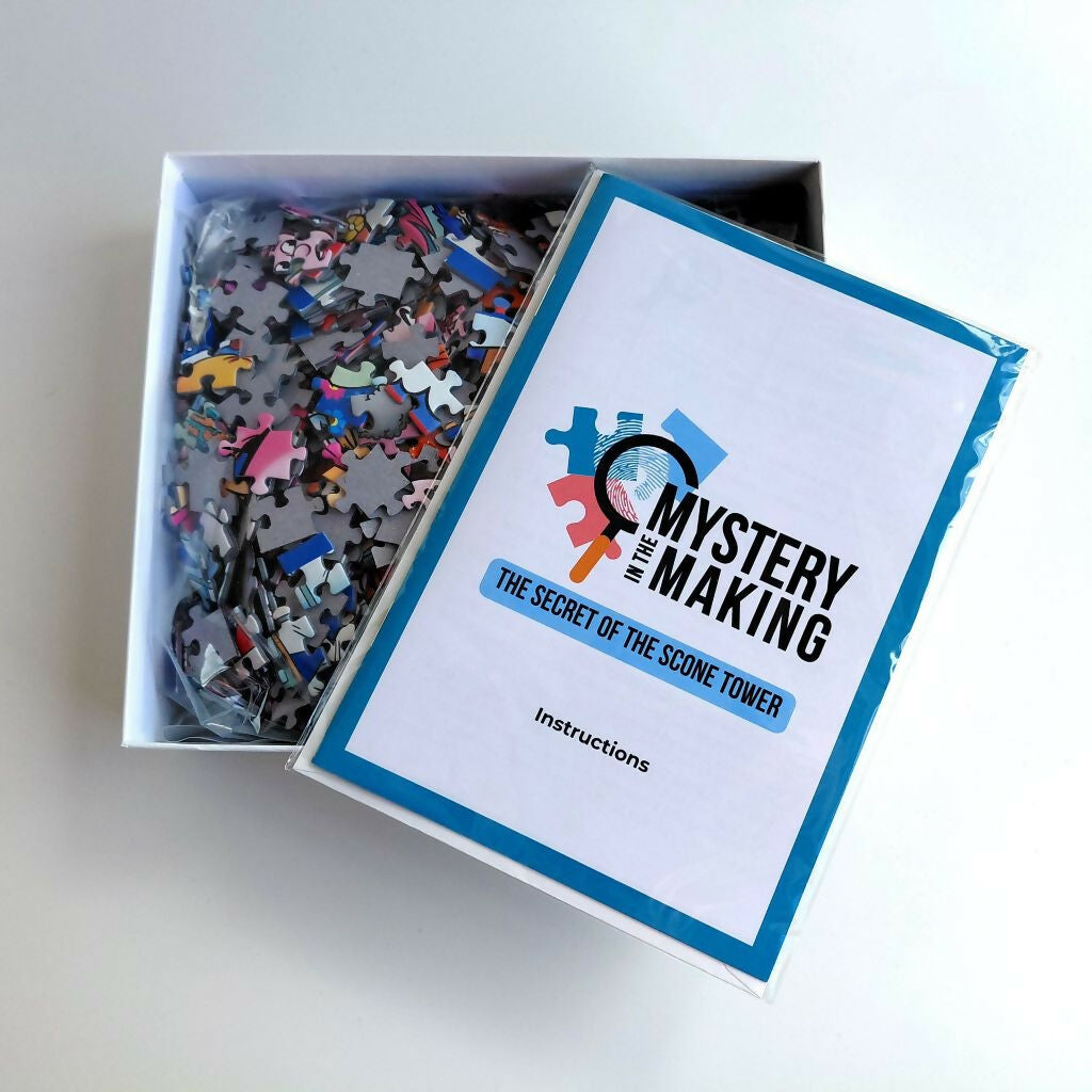 MYSTERY JIGSAW PUZZLE- THE SECRET OF THE SCONE TOWER