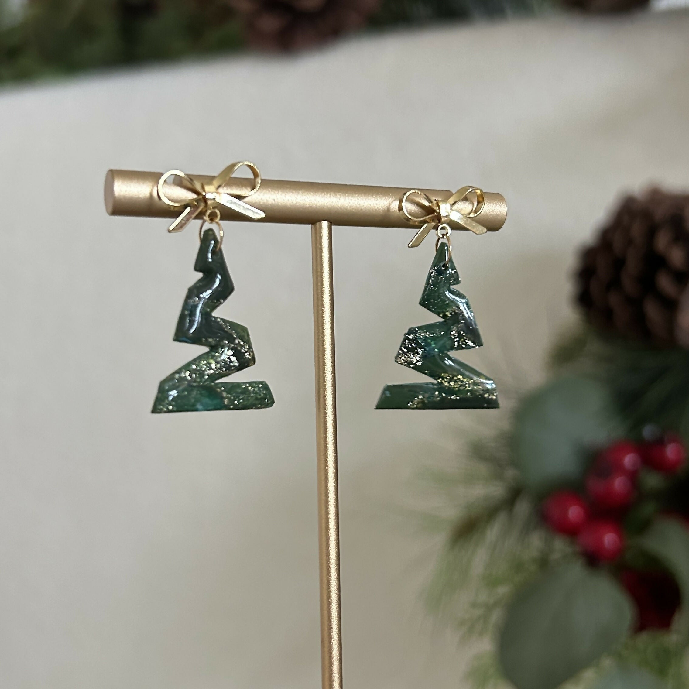 Christmas Tree Earrings