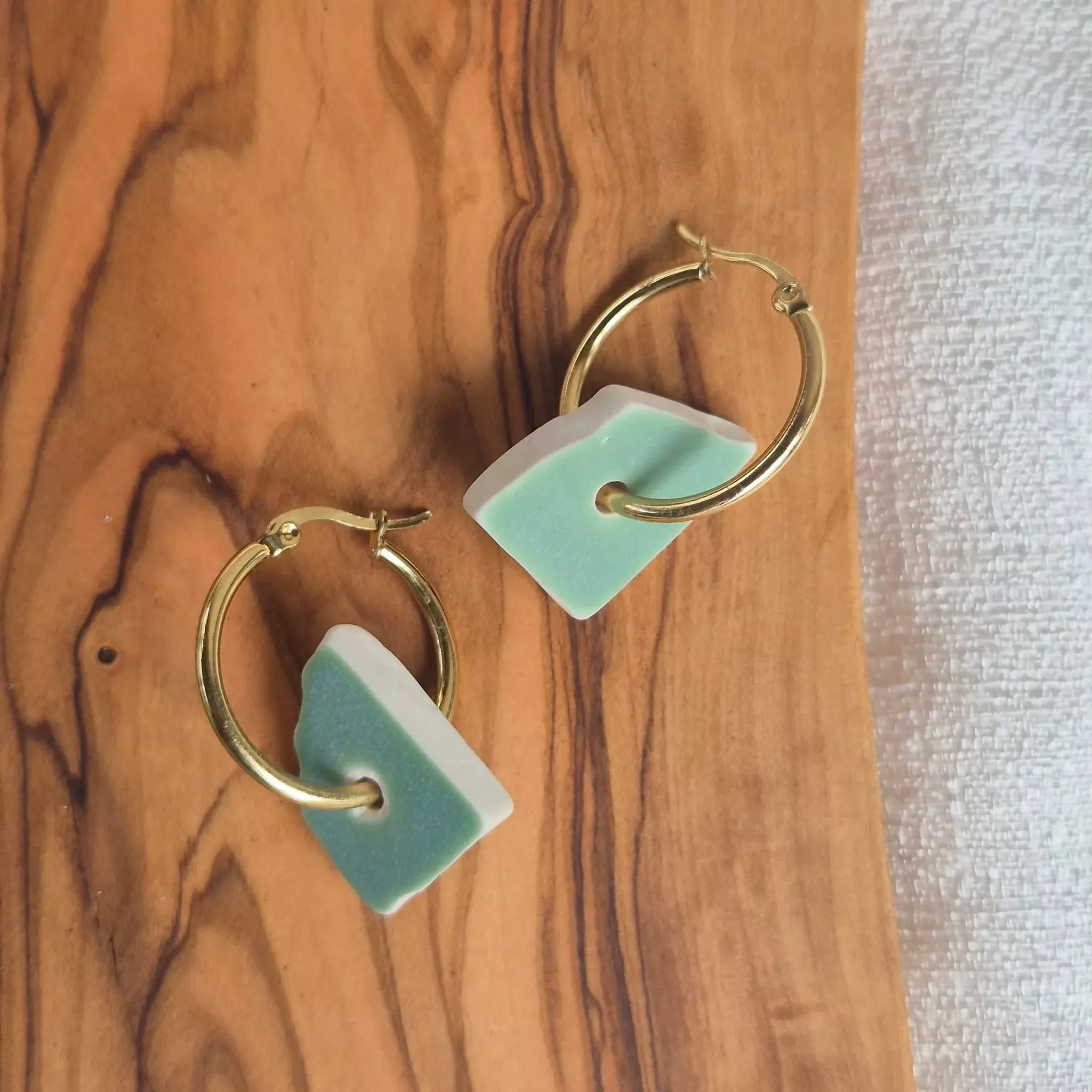 Recycled Ceramic Earring