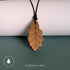 Handcrafted Oak Leaf Wooden Pendant