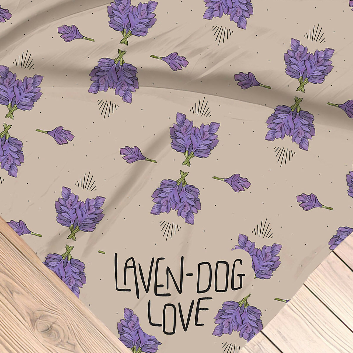 Purrfectly Peaceful Pet Bandana