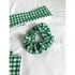 Green Gingham Spa Makeup Gift Set