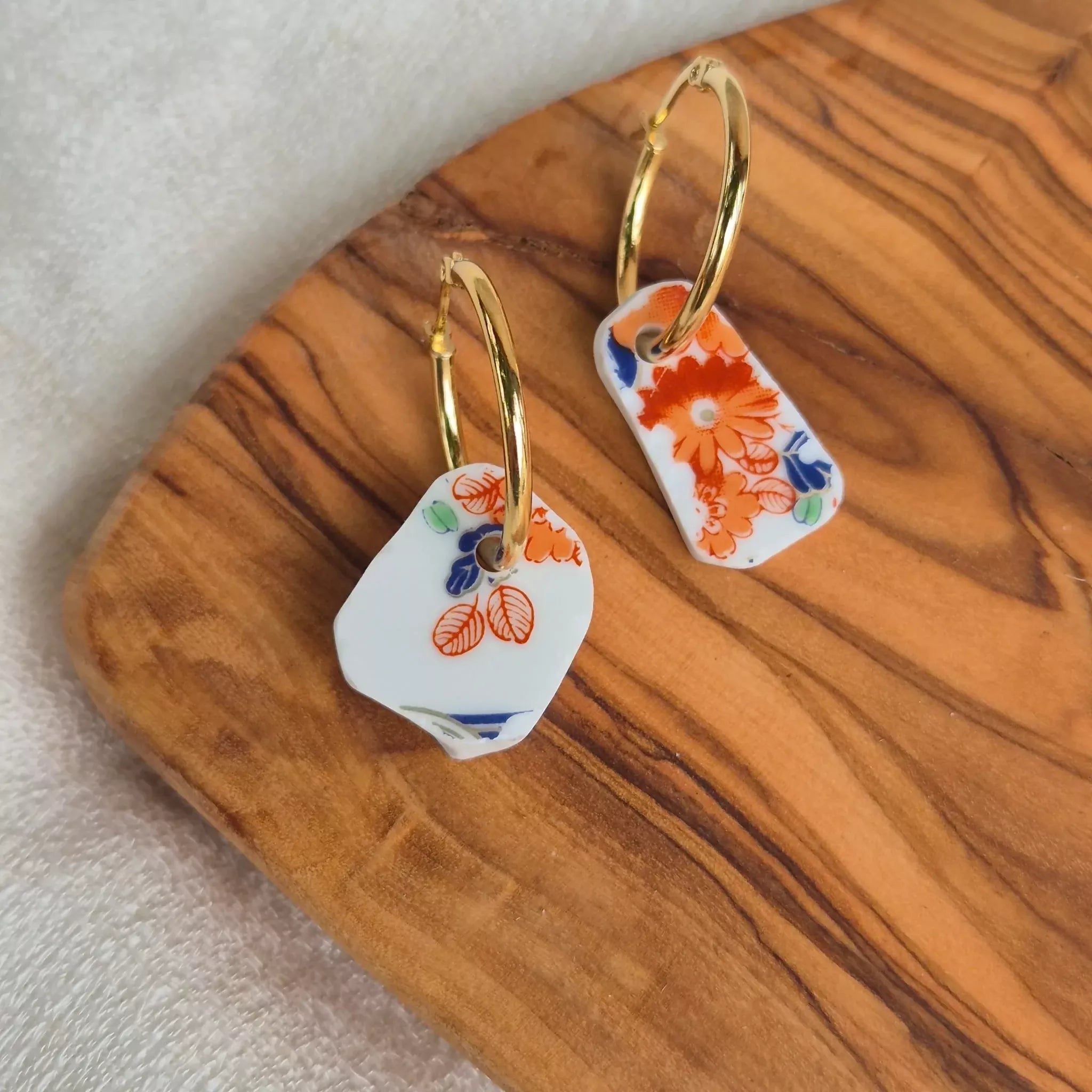 Recycled Ceramic Earring