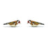 Gold Finch Stud Earrings