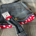 Unique Design Handcrafted Bag Purse Handbag Made From Upcycled Jeans And Fabrics