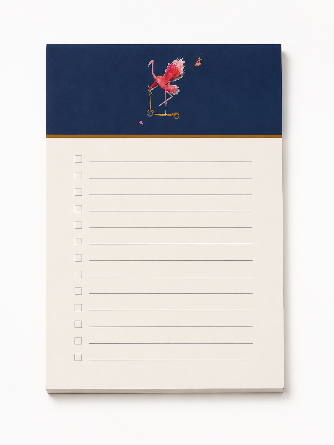 A6 Tear-off Notepad | art led flamingo mushrooms heart tree designs