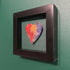 Lovely Multi Coloured Framed Felt Heart