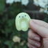 Handmade Polymer Clay Ghost (glow in the dark) Worry Stone