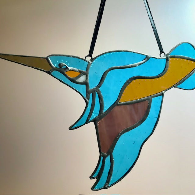 Stained Glass Kingfisher