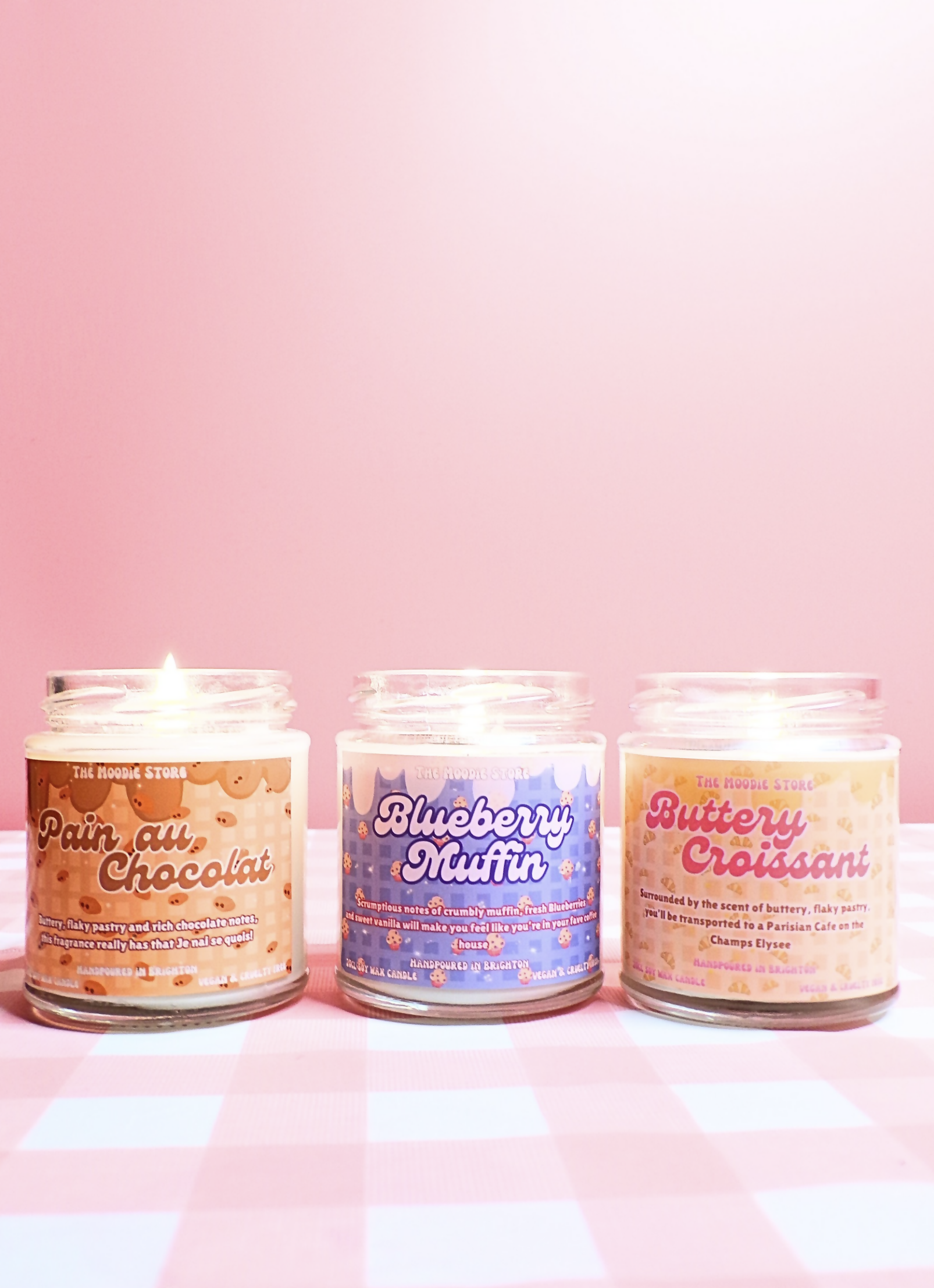 Blueberry Muffin Fragranced Vegan Soy Wax Candle