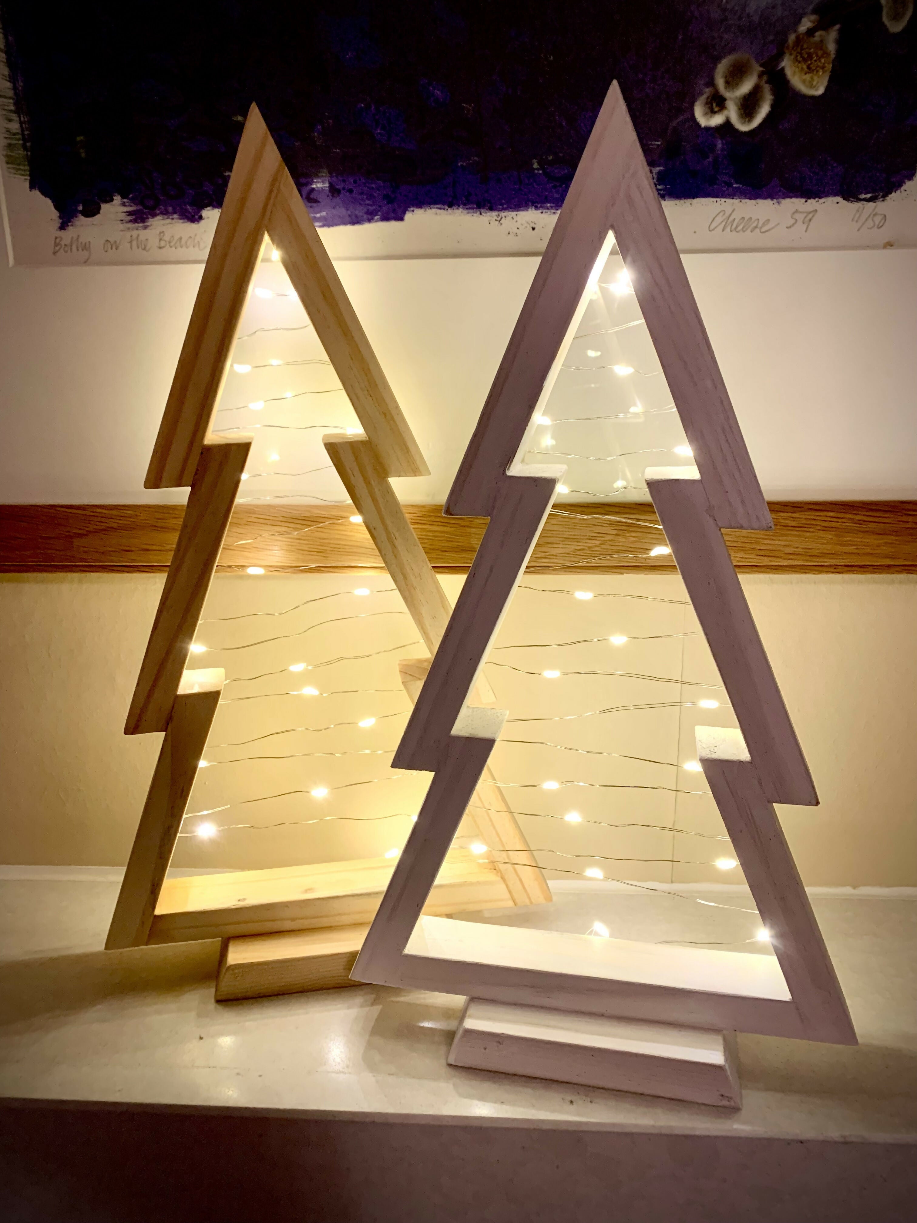 Wooden Christmas Tree Decoration