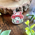 Mushroom House Wooden Pin