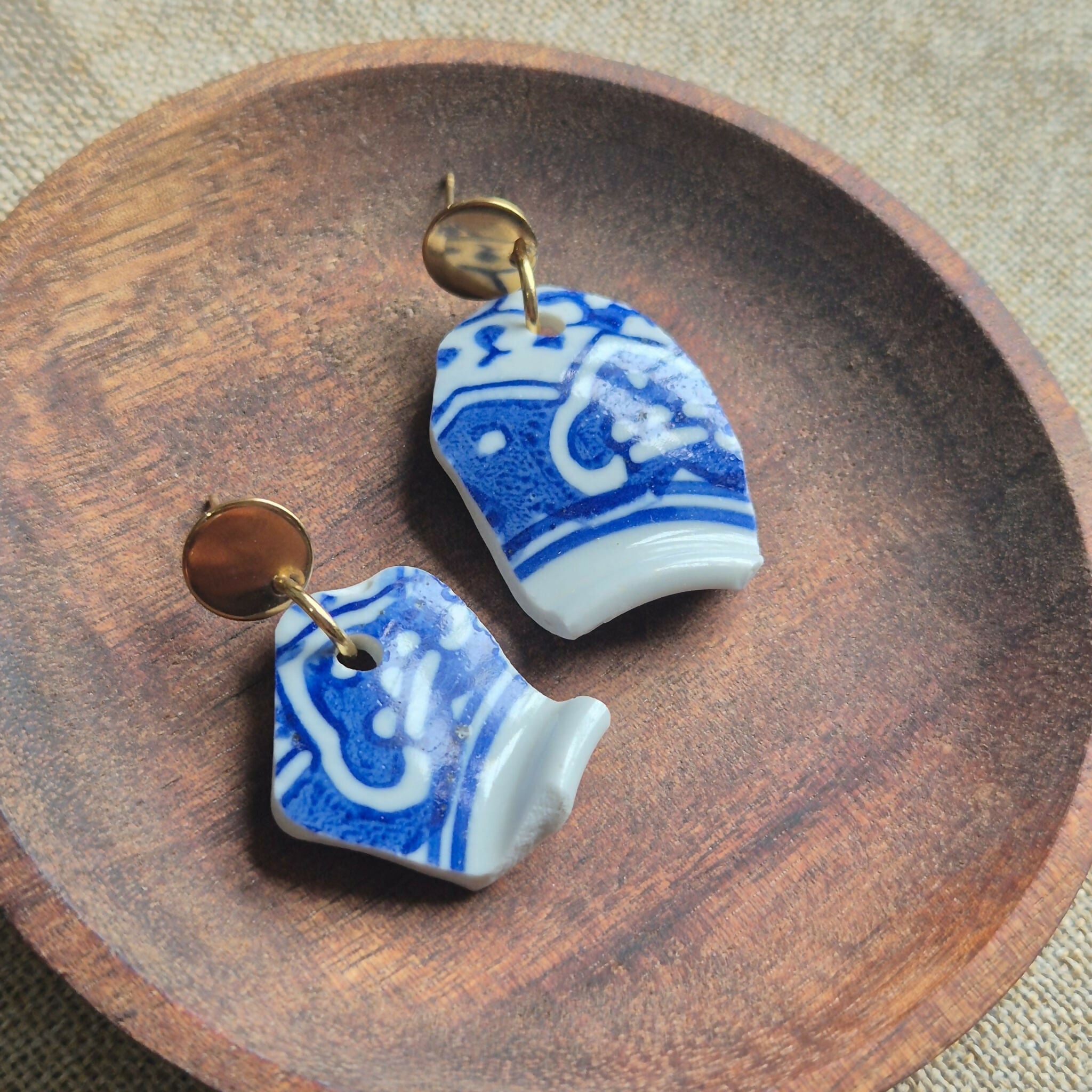 Recycled Ceramic Earring