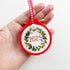 Year Wreath Embroidery Kit