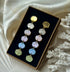 Long dangly, rainbow shell earrings