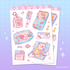 Vinyl Sticker Sheet - Pastel Gamer