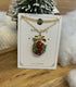 Handmade Micro Crochet Christmas Necklace