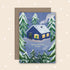 Cosy Cabin Christmas Card