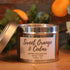 Hand Poured Soy Wax Candle - Sweet Orange & Cedar