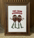 Two Bean Household Print