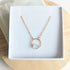 Seaglass Moon Necklace
