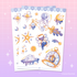 Vinyl Sticker Sheet - Time and Space