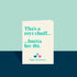 Tha's a reyt chuff Anniversary Card