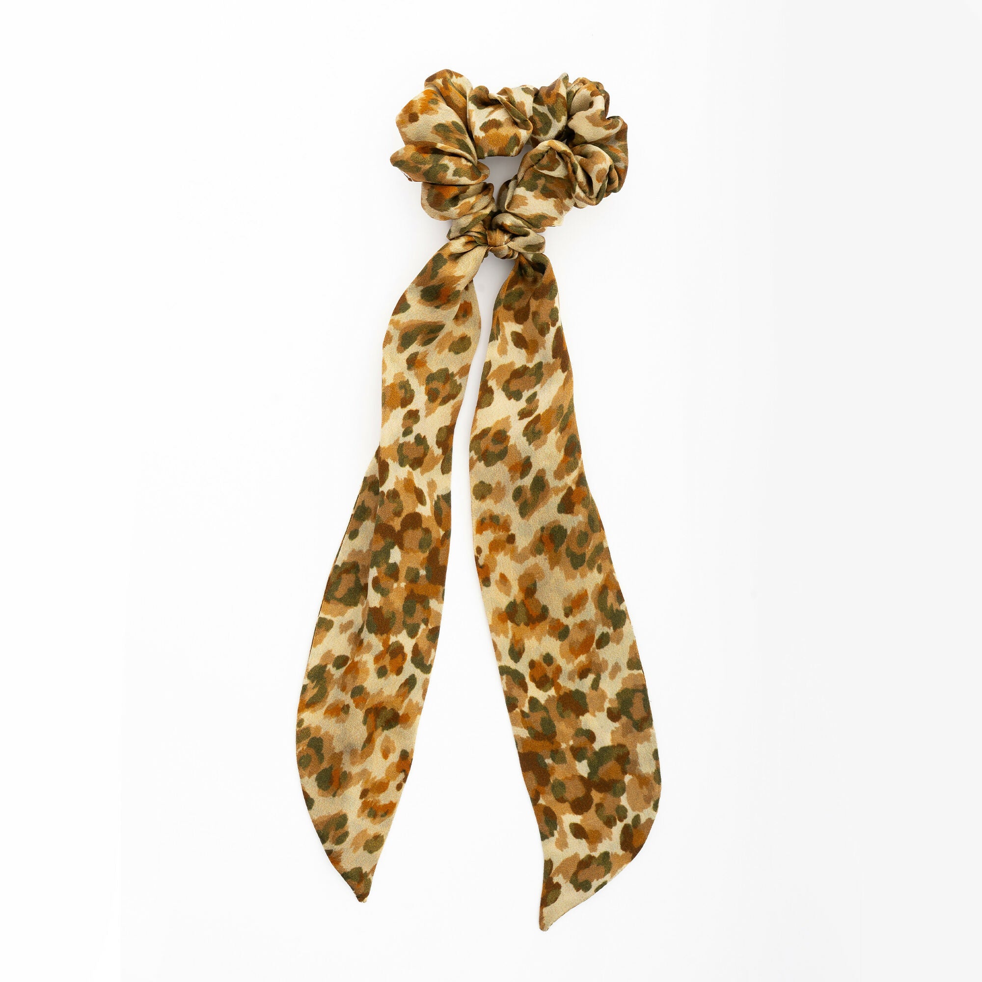 Silk Scarf Scrunchie - Various Designs