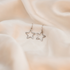 Hypoallergenic Hammered Stainless Steel Star Earrings
