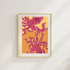Golden Octopus A4 Hand Illustrated Poster