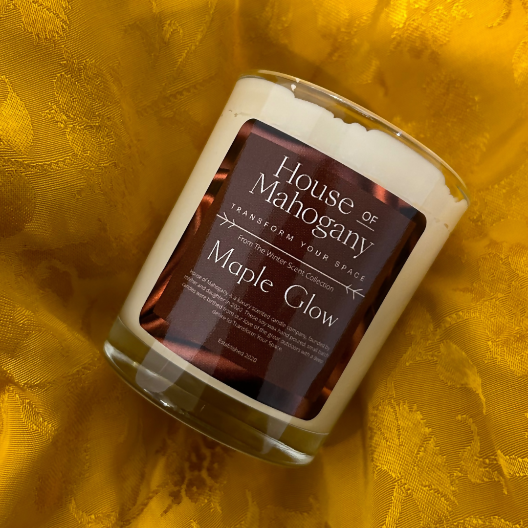 Maple Glow Soy Wax Scented Candle