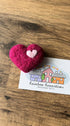 Felted Heart Magnet