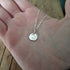 Handmade Moon And Stars Silver Necklace