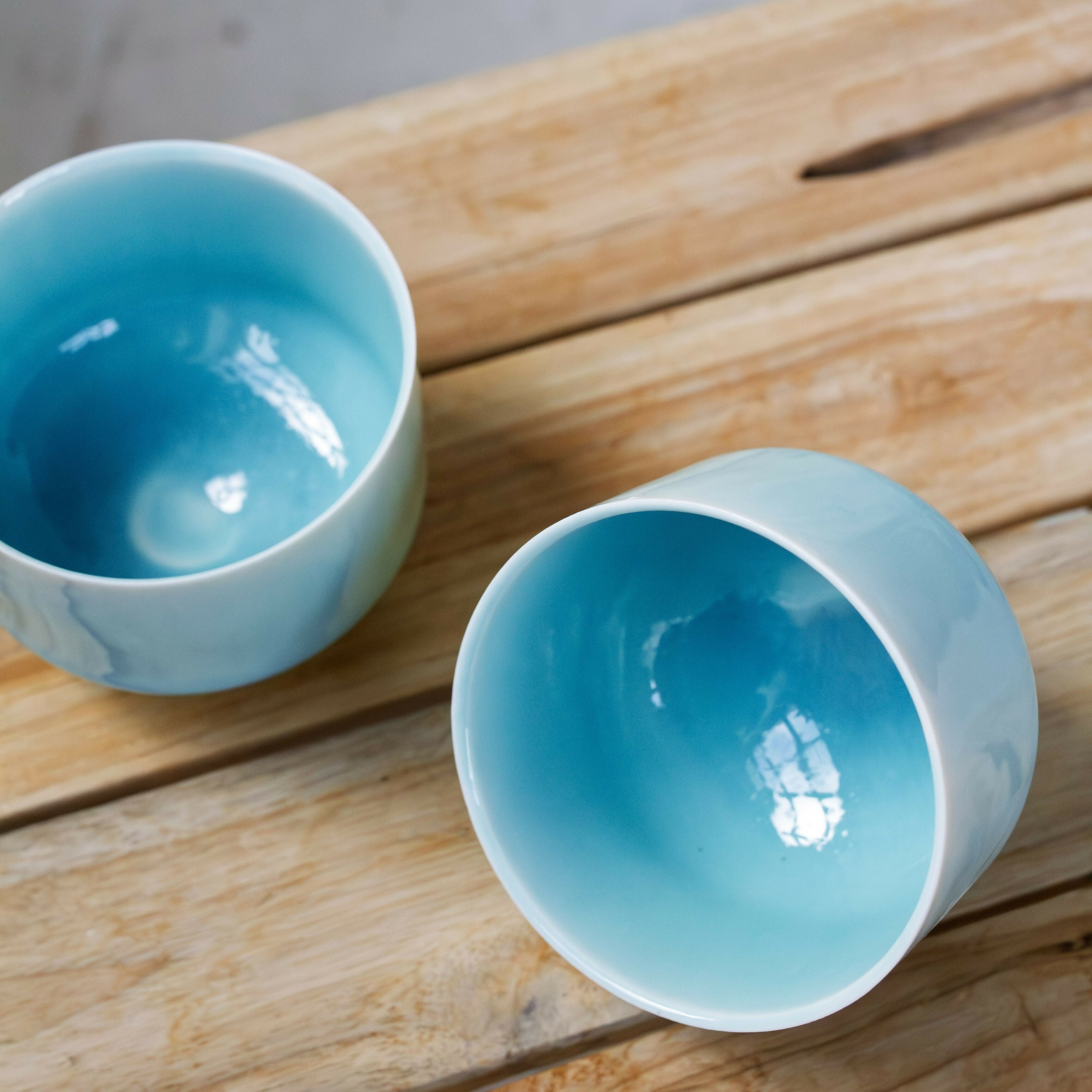 Hand Thrown Porcelain Coffee Cup