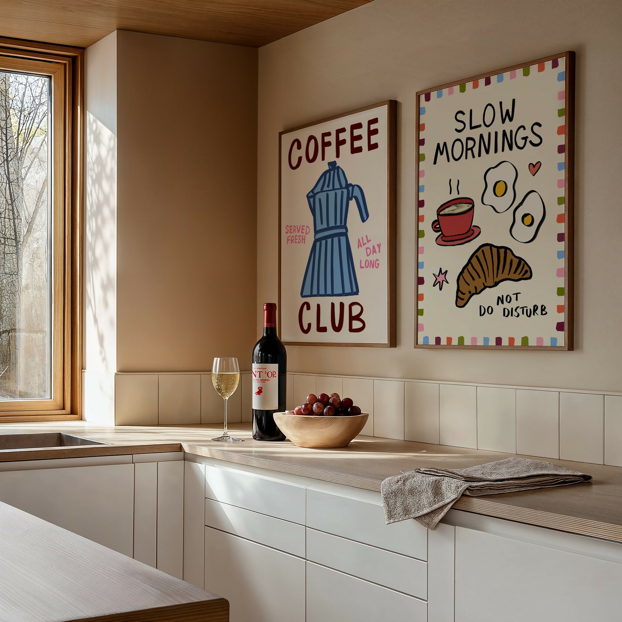 Slow Mornings Breakfast Print