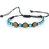 Macrame Gemstone Bracelet - Turquoise Beads