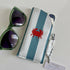 Embroidered Large Slip In Glasses Case
